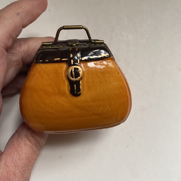 Mini trinket box. Purse shape - Picture 4 of 6